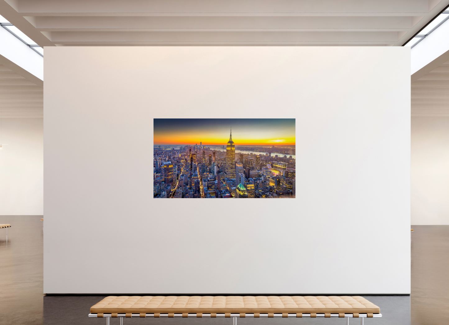 80 x 45″, Photo Print On Fuji Crystal DP II New York - Urban Glow