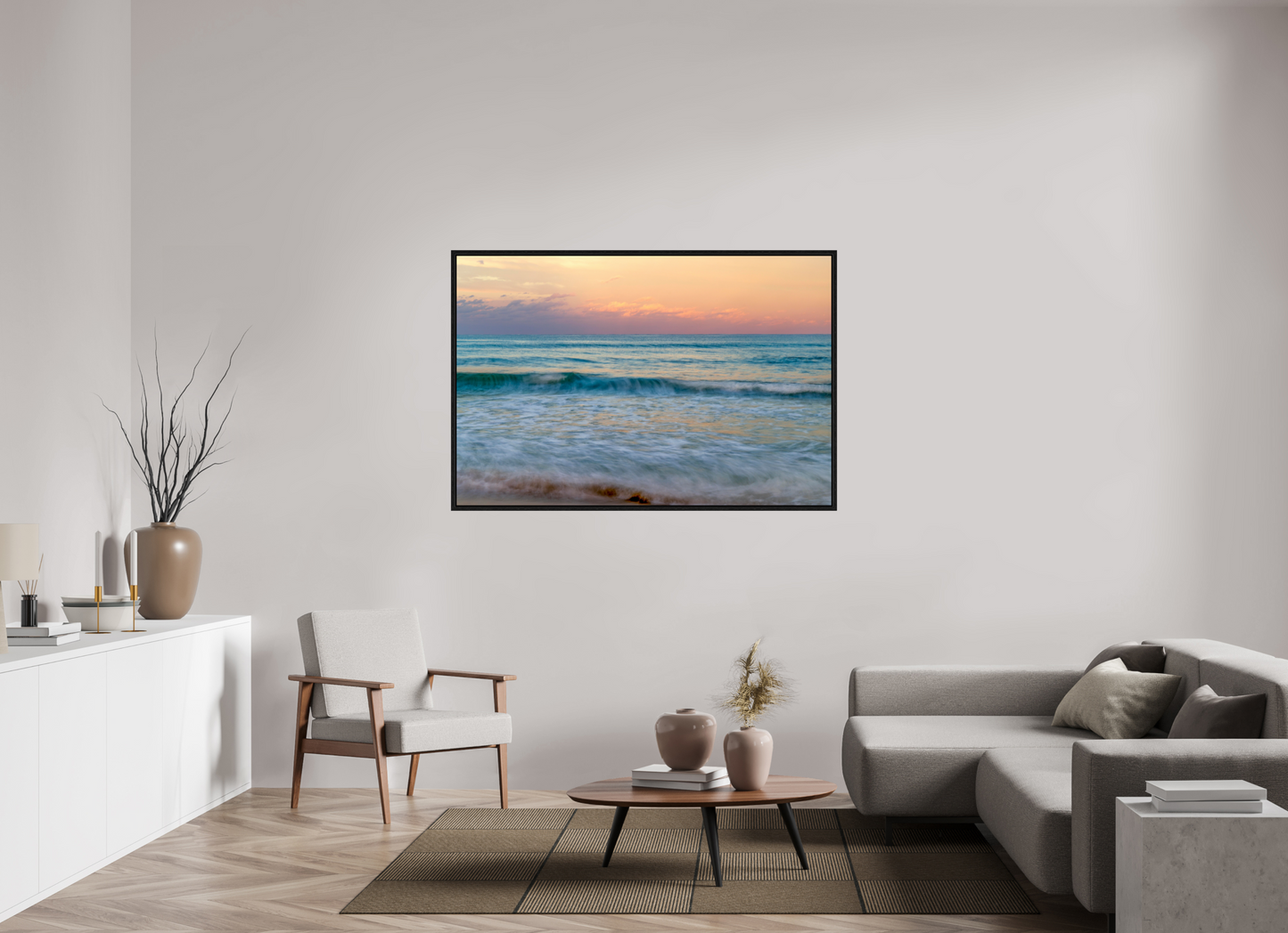 Palm Beach Sunset on Acrylic Glass