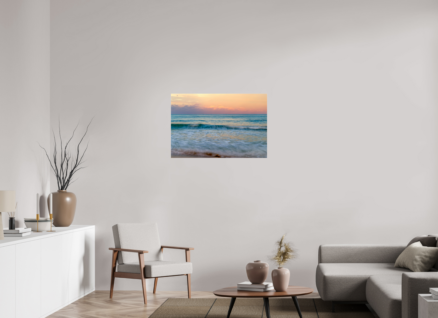 Palm Beach Sunset on Acrylic Glass