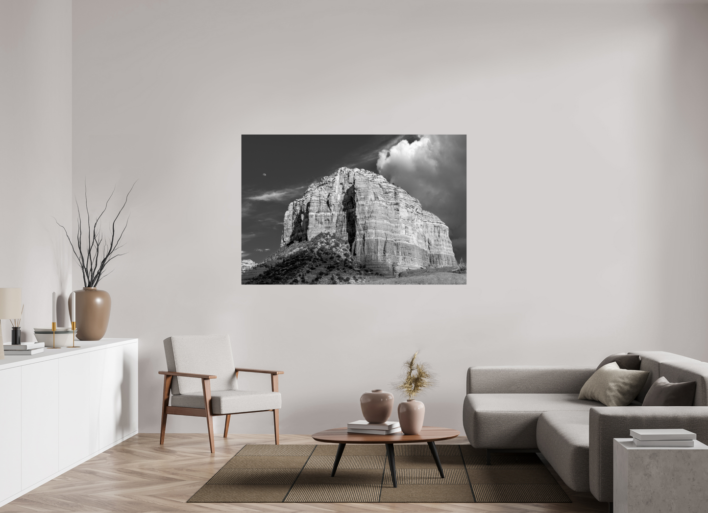 66 x 44″, Photo Print On Fuji Crystal DP II Arizona - Courthouse Butte @ Sedona