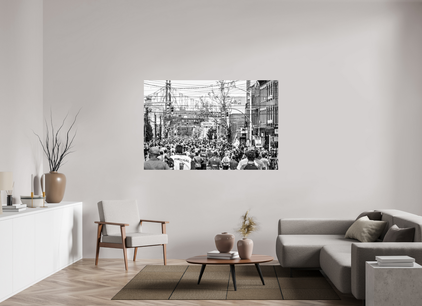 66 x 44″, Photo Print On Fuji Crystal DP II The Pack — NYC Marathon