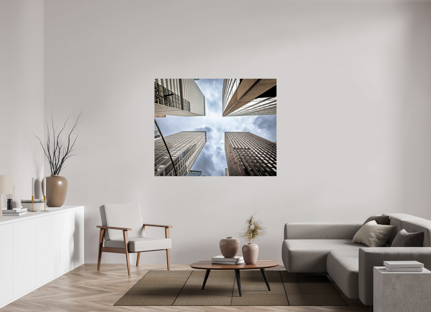 58.7 x 47″, Photo Print On Fuji Crystal DP II New York - Urban Canyon