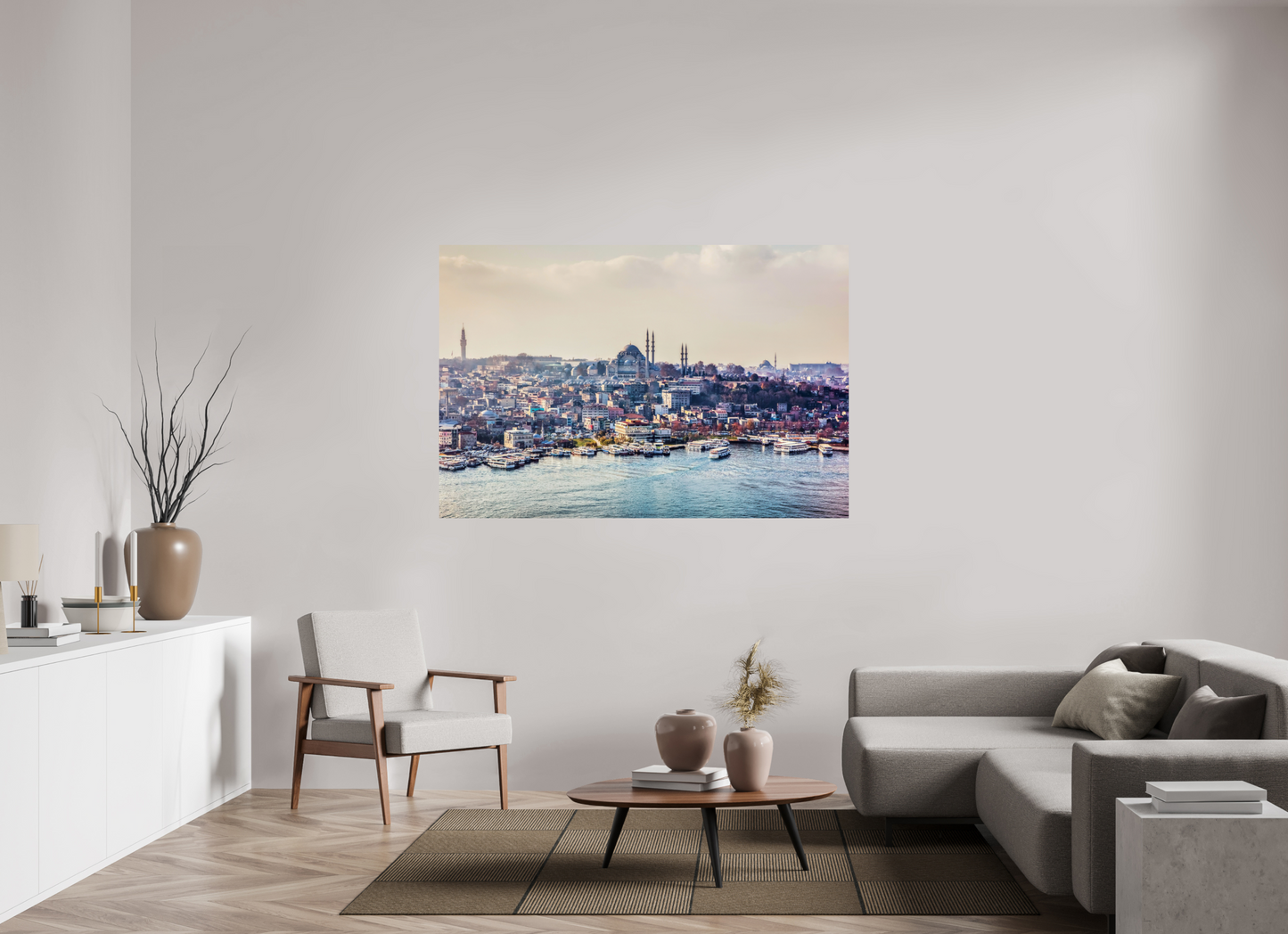 66 x 44″, Photo Print On Fuji Crystal DP II Timeless Istanbul Skyline