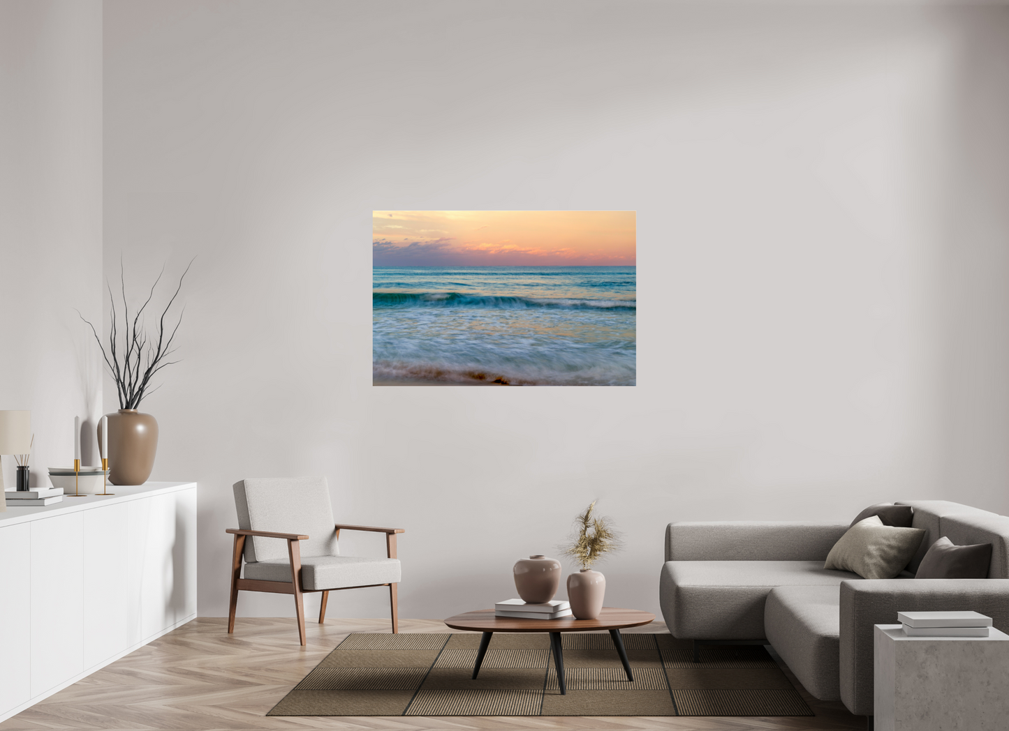 Palm Beach Sunset on Acrylic Glass