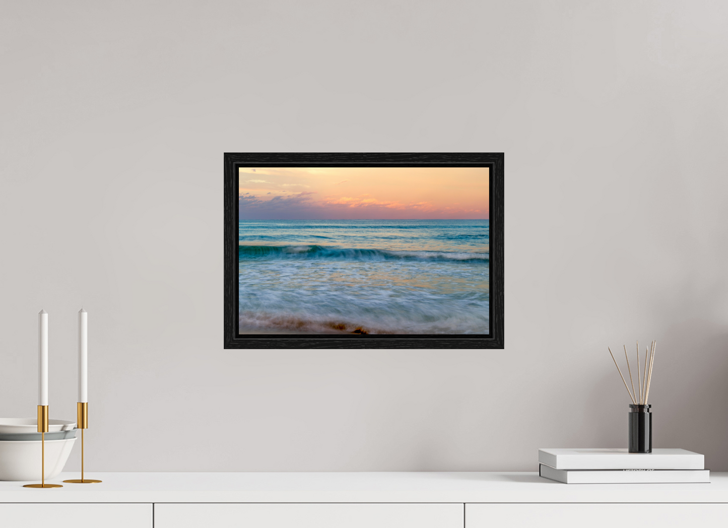 Palm Beach Sunset on Acrylic Glass