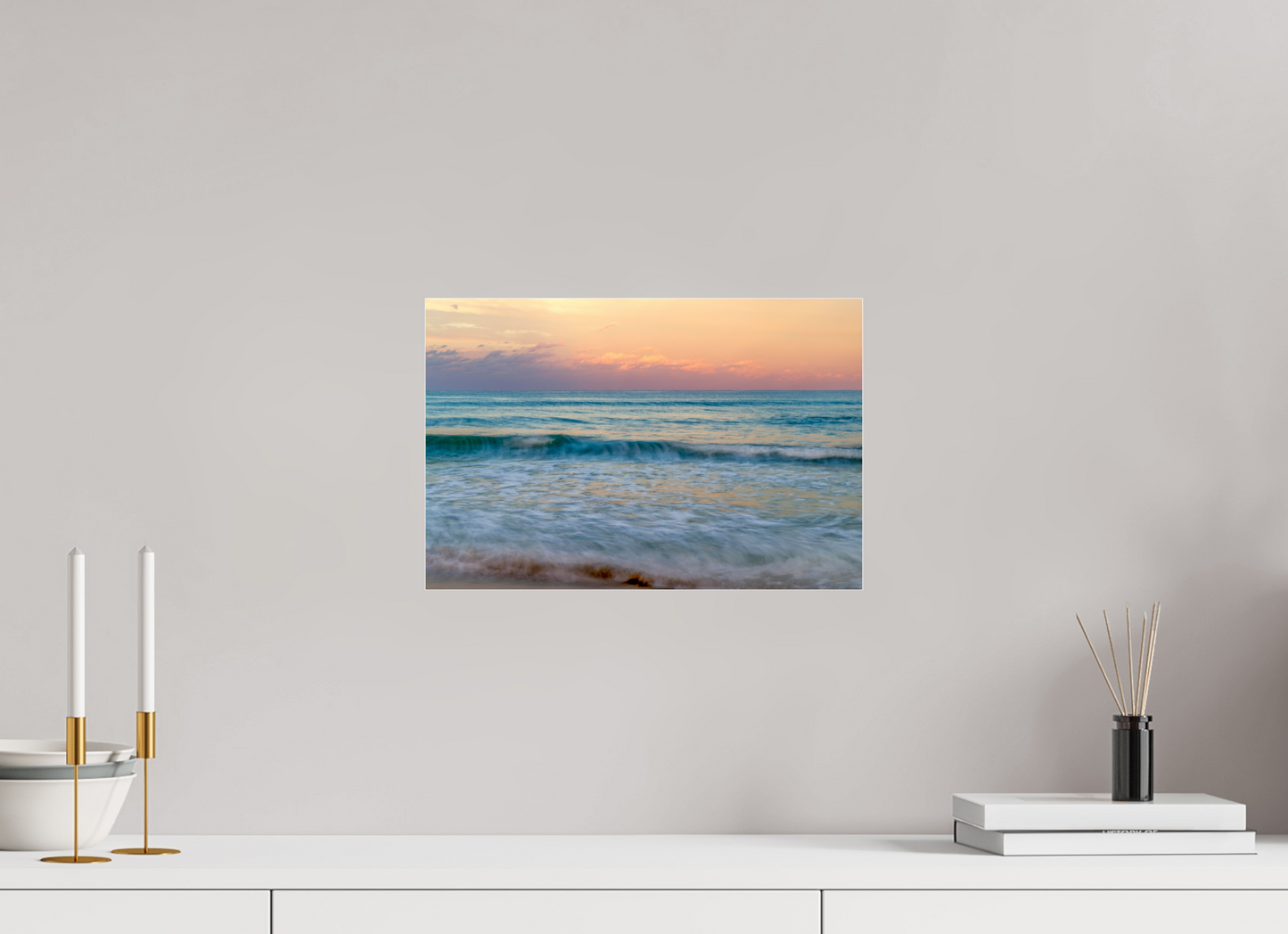Palm Beach Sunset on Acrylic Glass