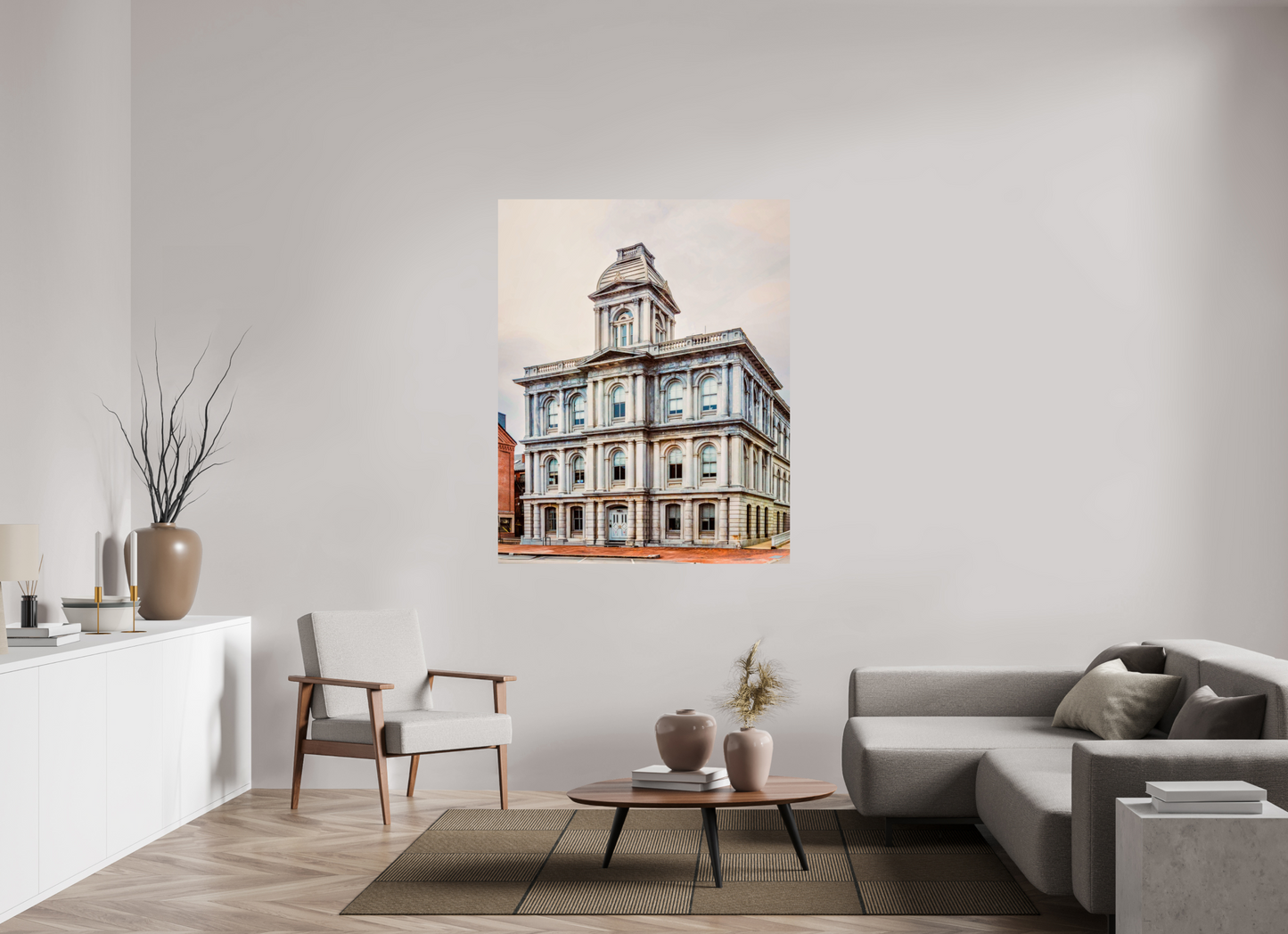 47 x 58.7″, Photo Print On Fuji Crystal DP II Maine - Old Building