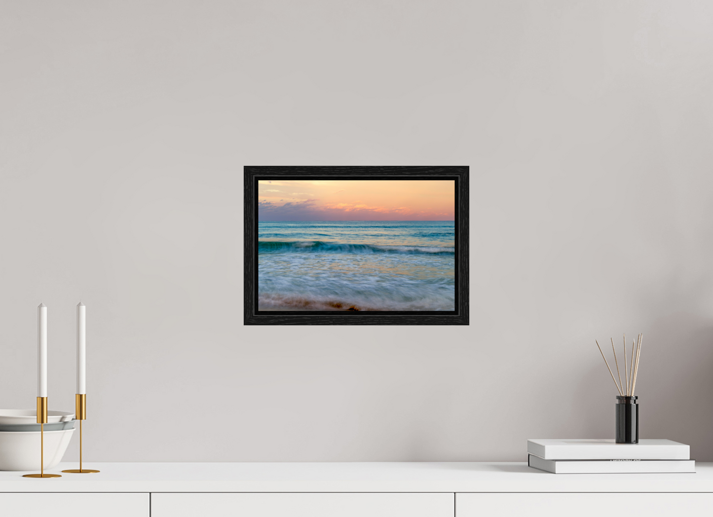 Palm Beach Sunset on Acrylic Glass