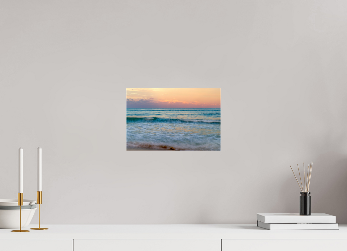Palm Beach Sunset on Acrylic Glass