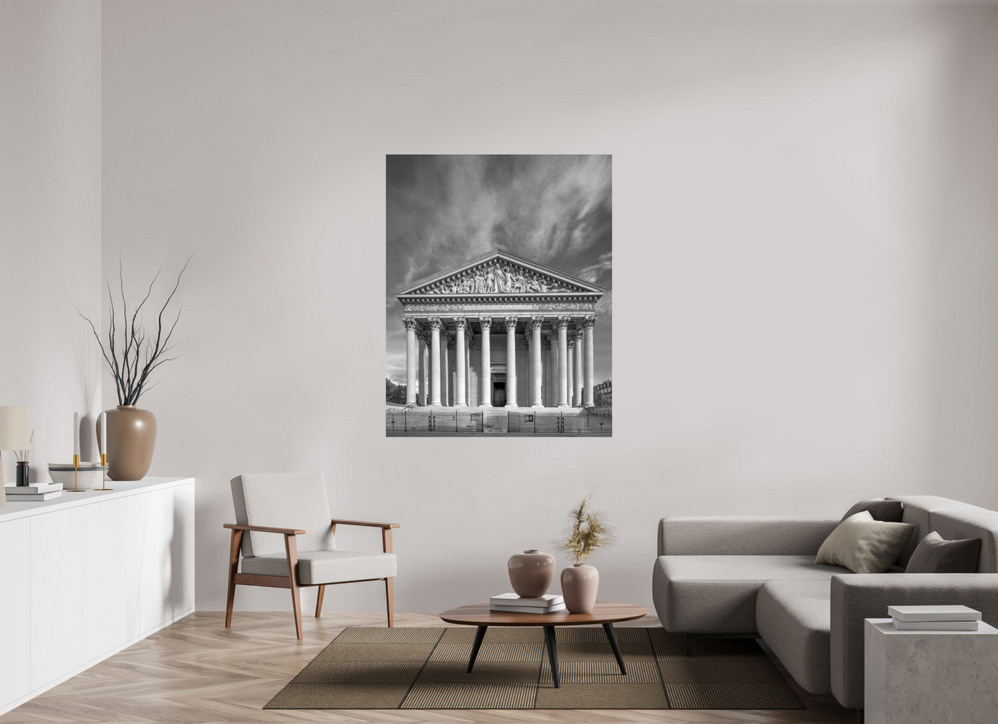 47 x 58.7″, Photo Print On Fuji Crystal DP II Paris - La Madeleine