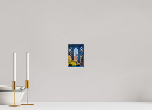 4 x 6″, Photo Print Under Acrylic Glass New York - Empire Estate from Dumbo