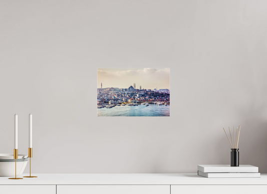 12 x 8″, Photo Print Under Acrylic Glass Timeless Istanbul Skyline