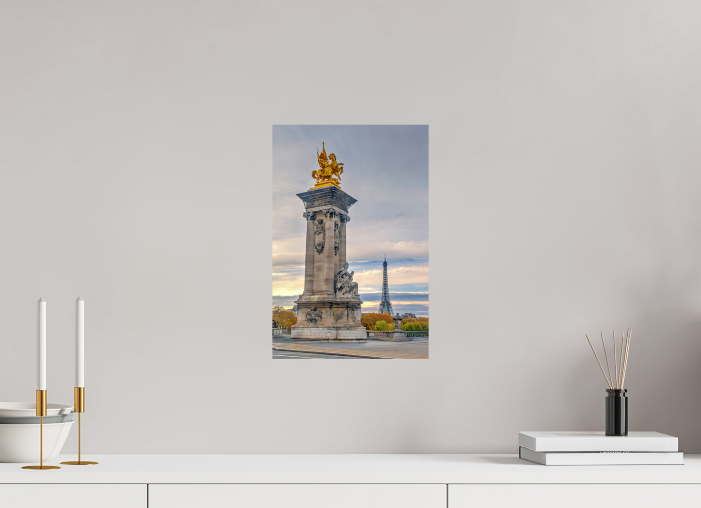 10 x 15″, Photo Print On Fuji Crystal DP II Paris - Pont Alexandre III at Dawn
