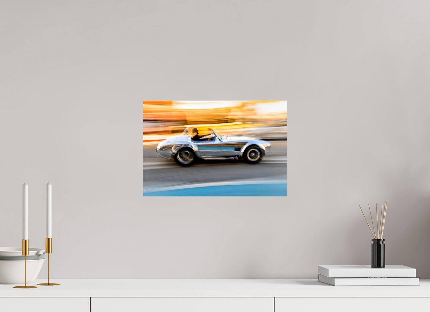 15 x 10″, Photo Print On Fuji Crystal DP II Cobra in Motion — Fine Art Automotive Photograph