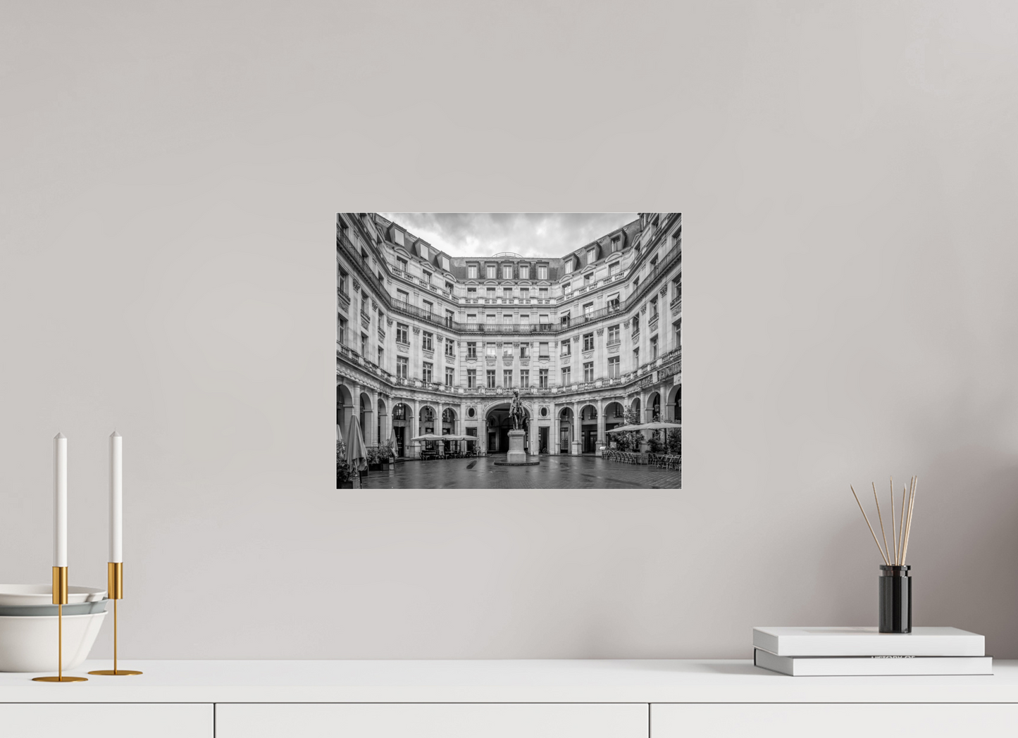 15 x 12″, Photo Print Under Acrylic Glass Paris - Symetry