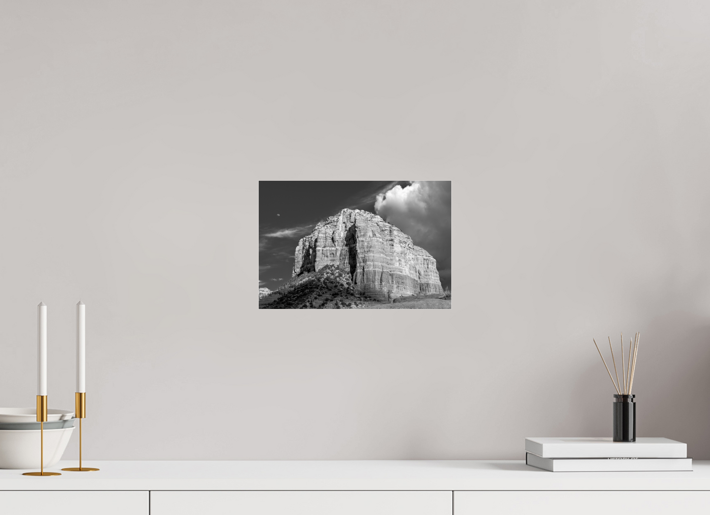 12 x 8″, Photo Print Under Acrylic Glass Arizona - Courthouse Butte @ Sedona