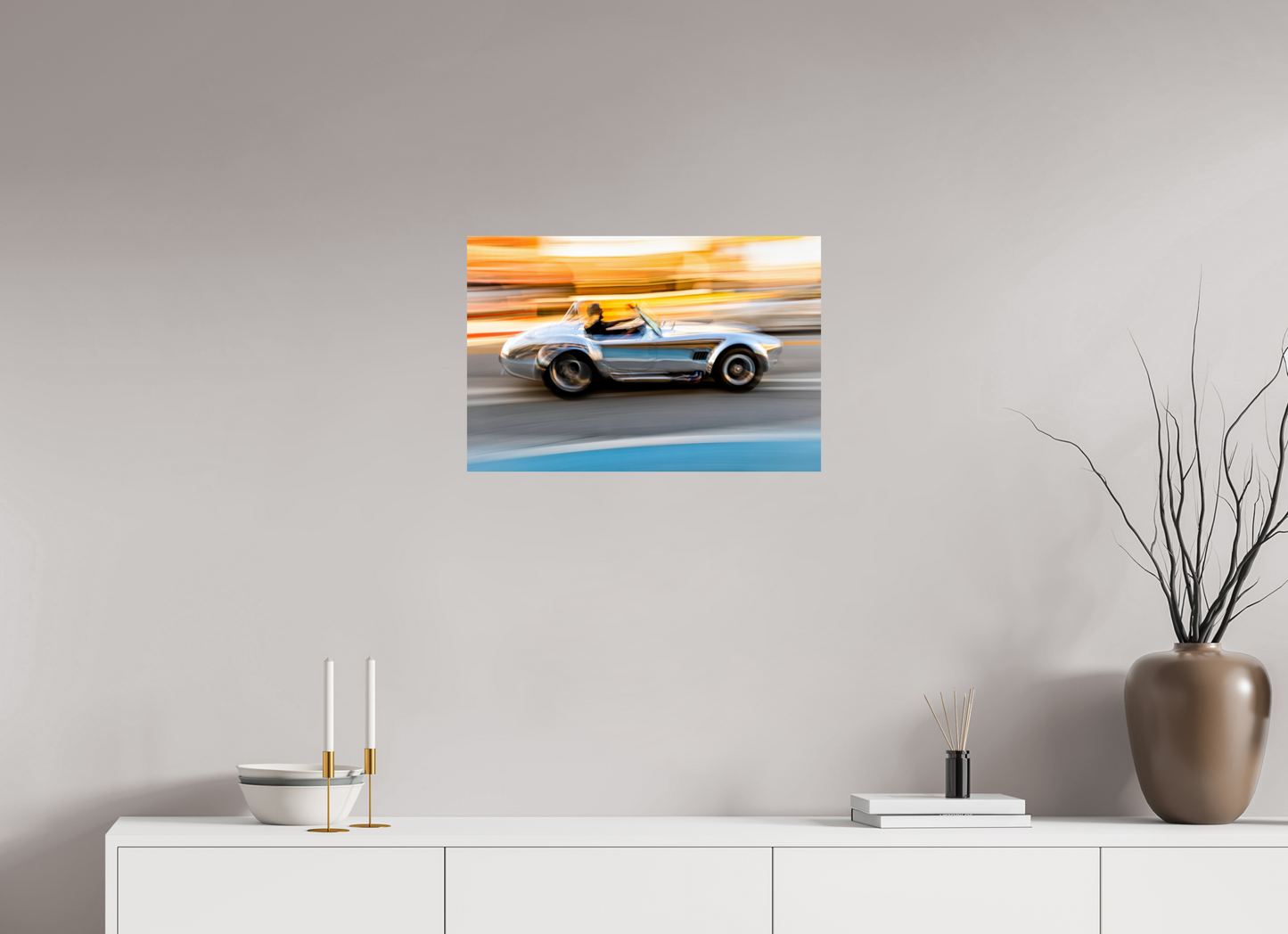 24 x 16″, Photo Print On Fuji Crystal DP II Cobra in Motion — Fine Art Automotive Photograph
