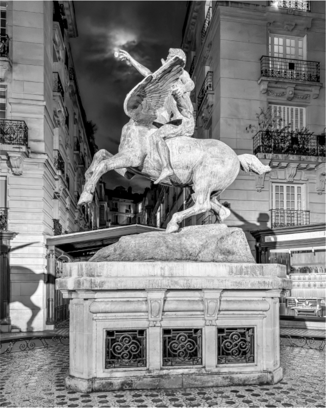 Main image Pegasus Under the Moon — Paris Fine Art Photography Print