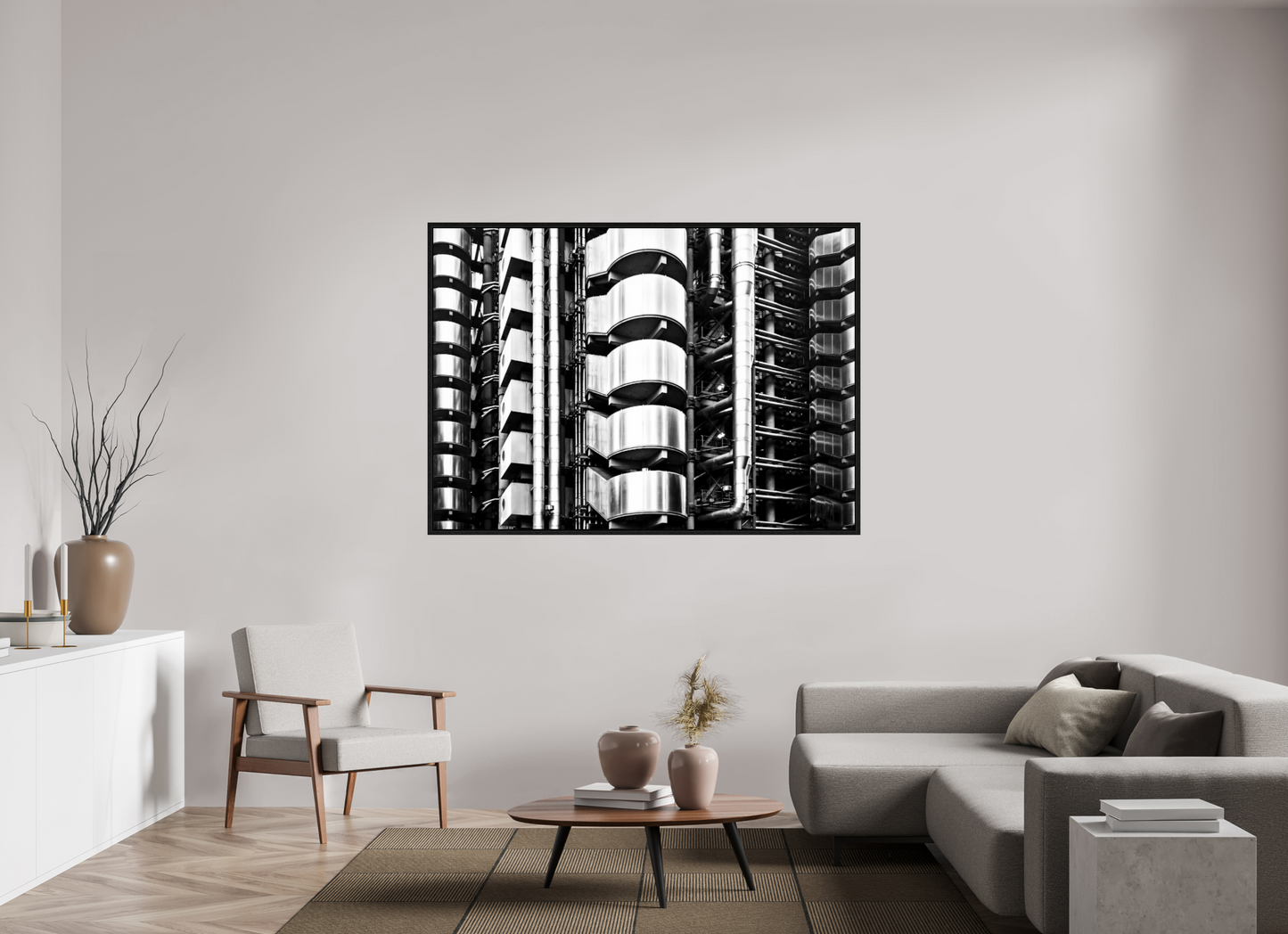 65.8 x 47″, Floater Frame Autonomous Structure