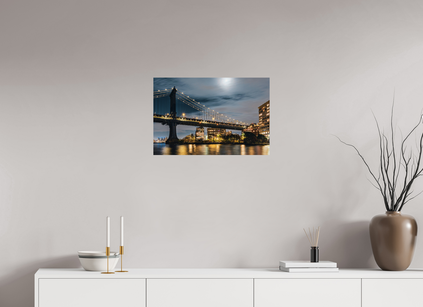 24 x 16″, Photo Print On Fuji Crystal DP II New York - Manhattan Bridge