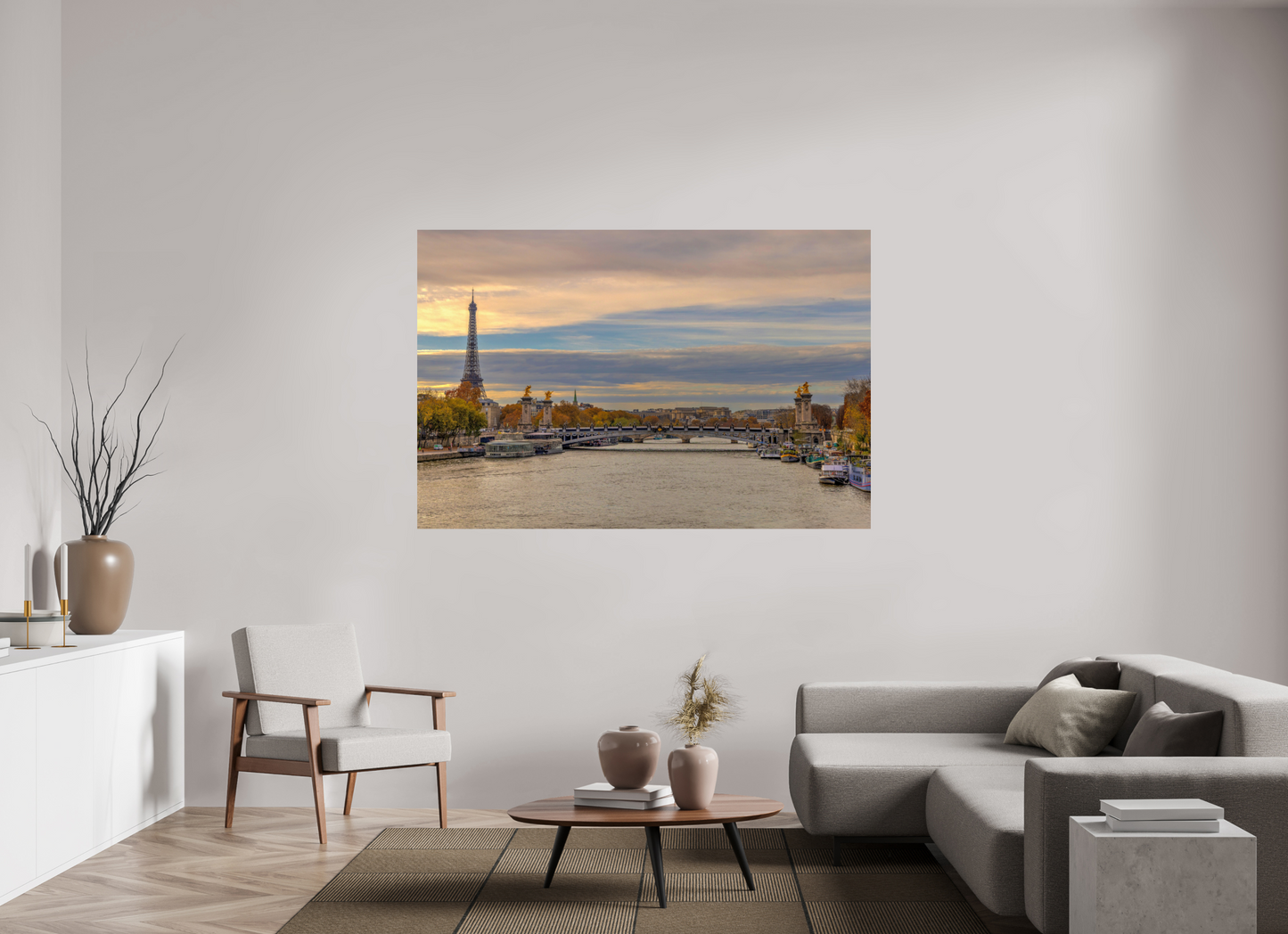 71.3 x 47″, Photo Print On Fuji Crystal DP II Paris - Autumn Over Pont Alexandre III