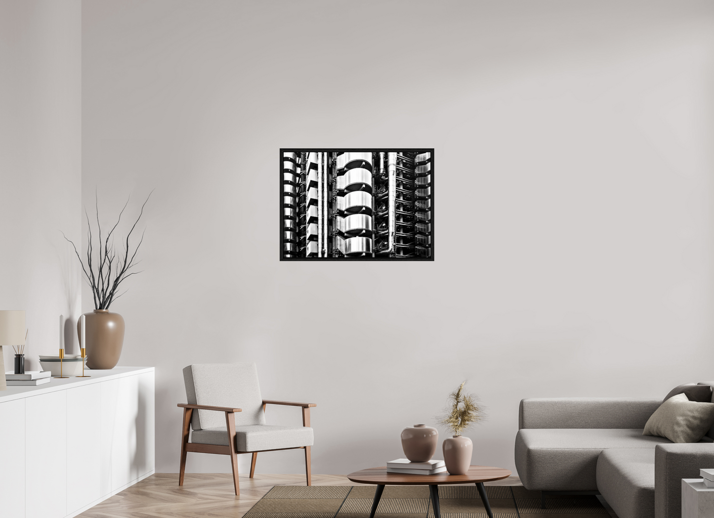 33.6 x 24″, Floater Frame Autonomous Structure