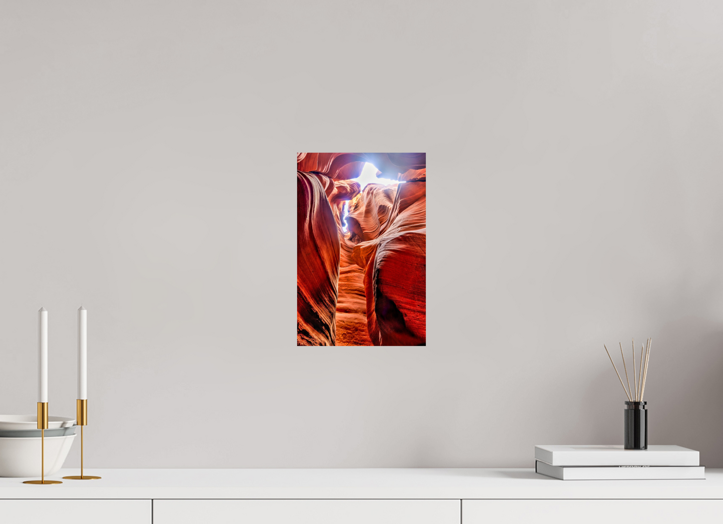 8 x 12″, Photo Print On Fuji Crystal DP II Arizona - Light Between the Stones — Slot Canyon Fine Art Photograph