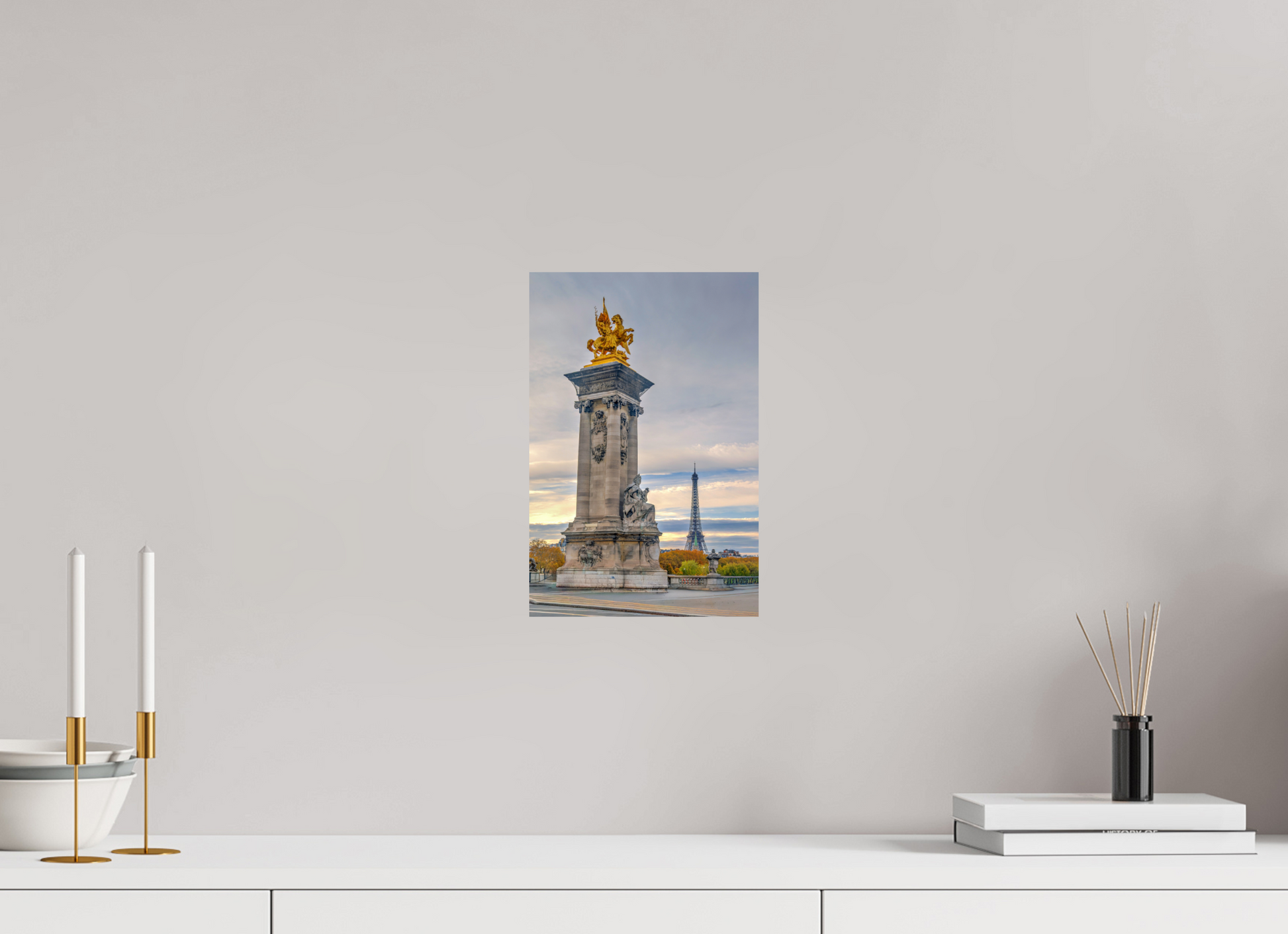 8 x 12″, Photo Print On Fuji Crystal DP II Paris - Pont Alexandre III at Dawn