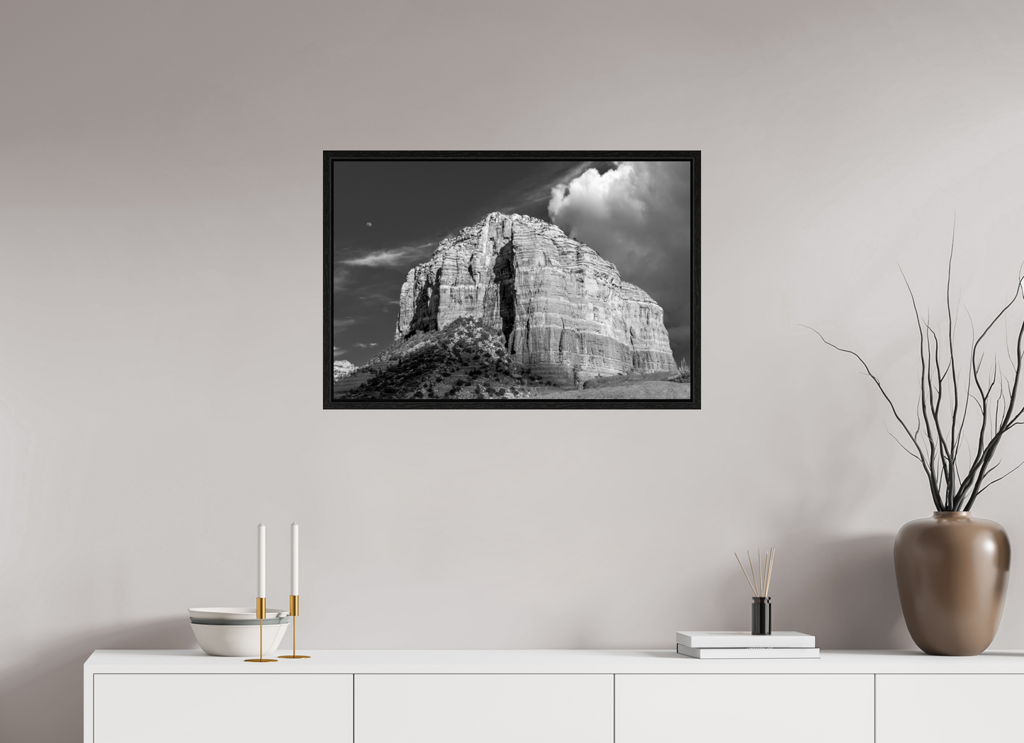 30 x 20″, Floater Frame Arizona - Courthouse Butte @ Sedona