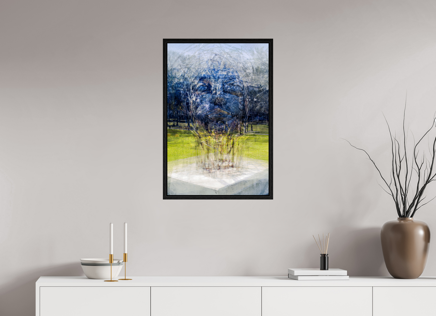 20 x 30″, Floater Frame Echoes of Identity