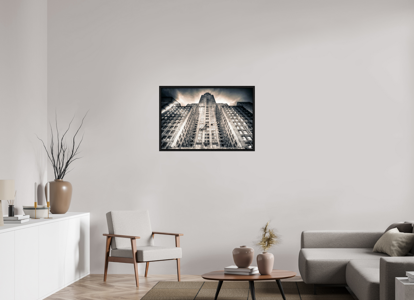 36 x 24″, Floater Frame Gotham Ascension — Chrysler Building, New York