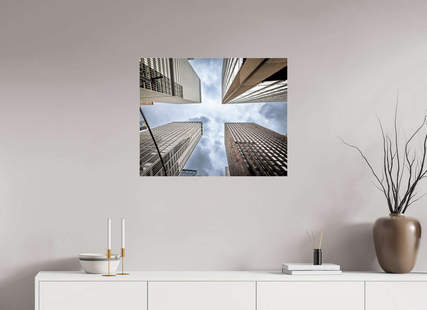30 x 24″, Photo Print Under Acrylic Glass New York - Urban Canyon