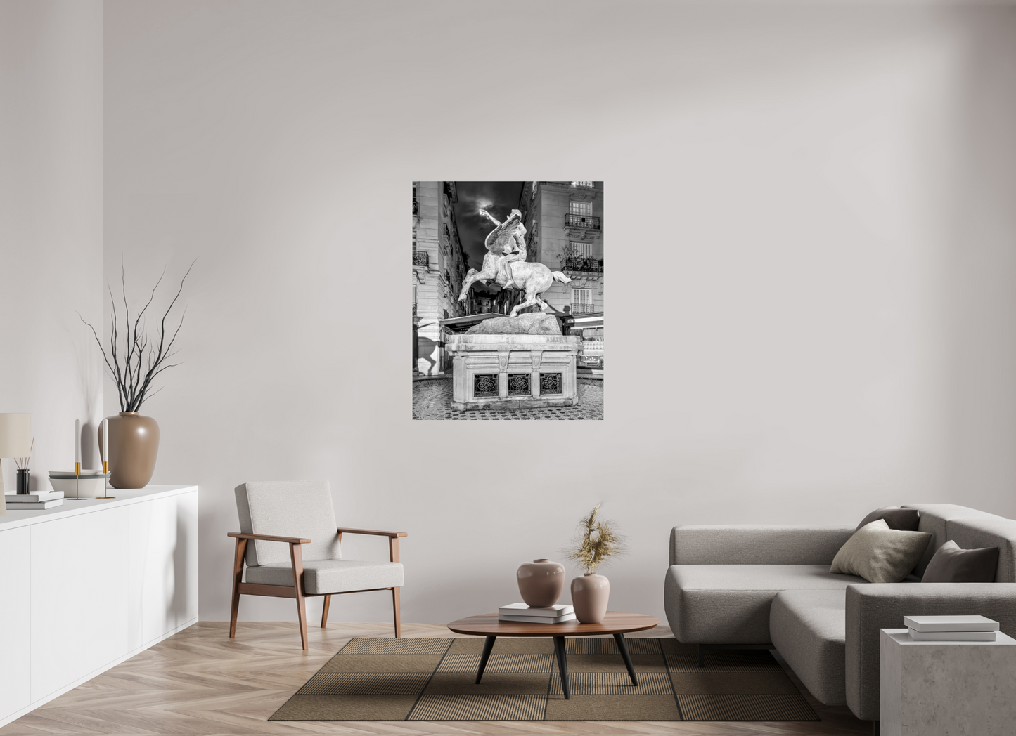 39 x 48.8″, Photo Print On Fuji Crystal DP II Pegasus Under the Moon — Paris Fine Art Photography Print