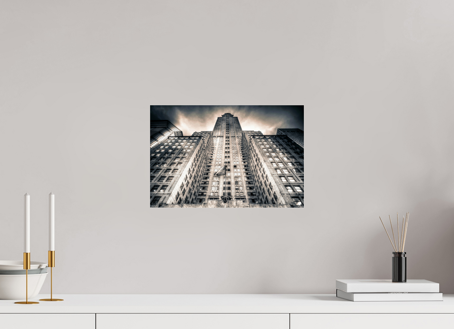15 x 10″, Photo Print Under Acrylic Glass Gotham Ascension — Chrysler Building, New York