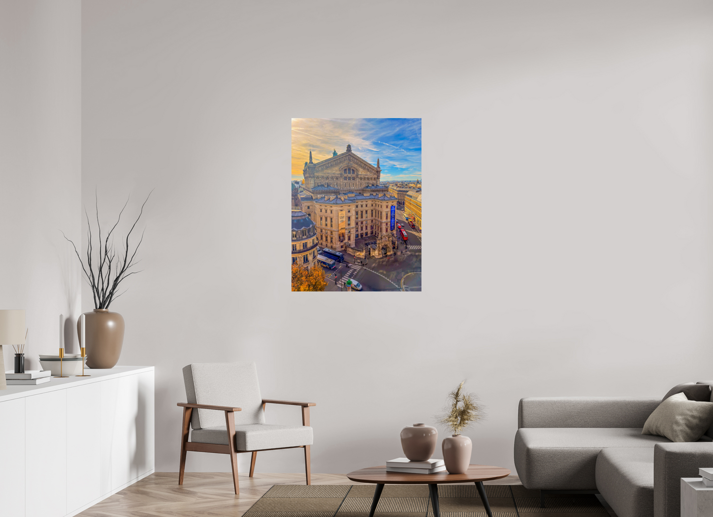 30 x 40″, Photo Print On Fuji Crystal DP II Paris - Palais Garnier at Sunset
