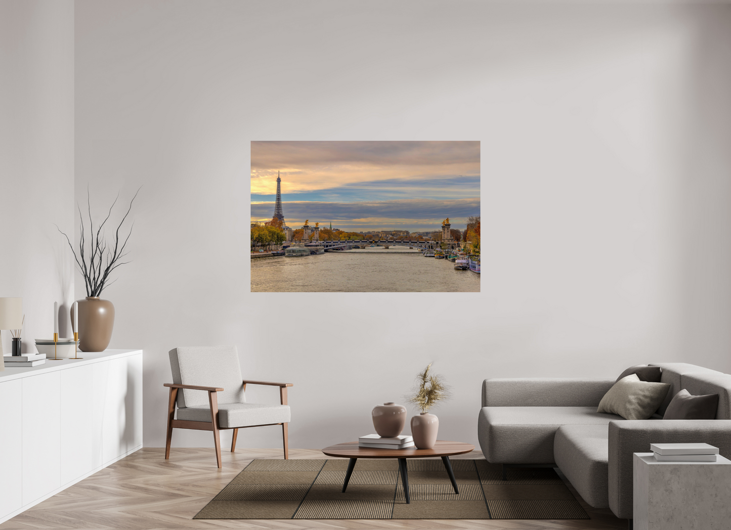 65.2 x 43″, Photo Print On Fuji Crystal DP II Paris - Autumn Over Pont Alexandre III
