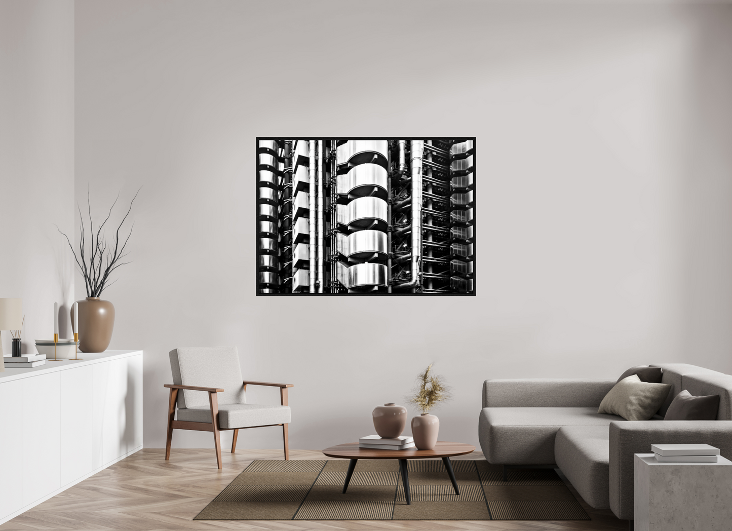 60.2 x 43″, Floater Frame Autonomous Structure