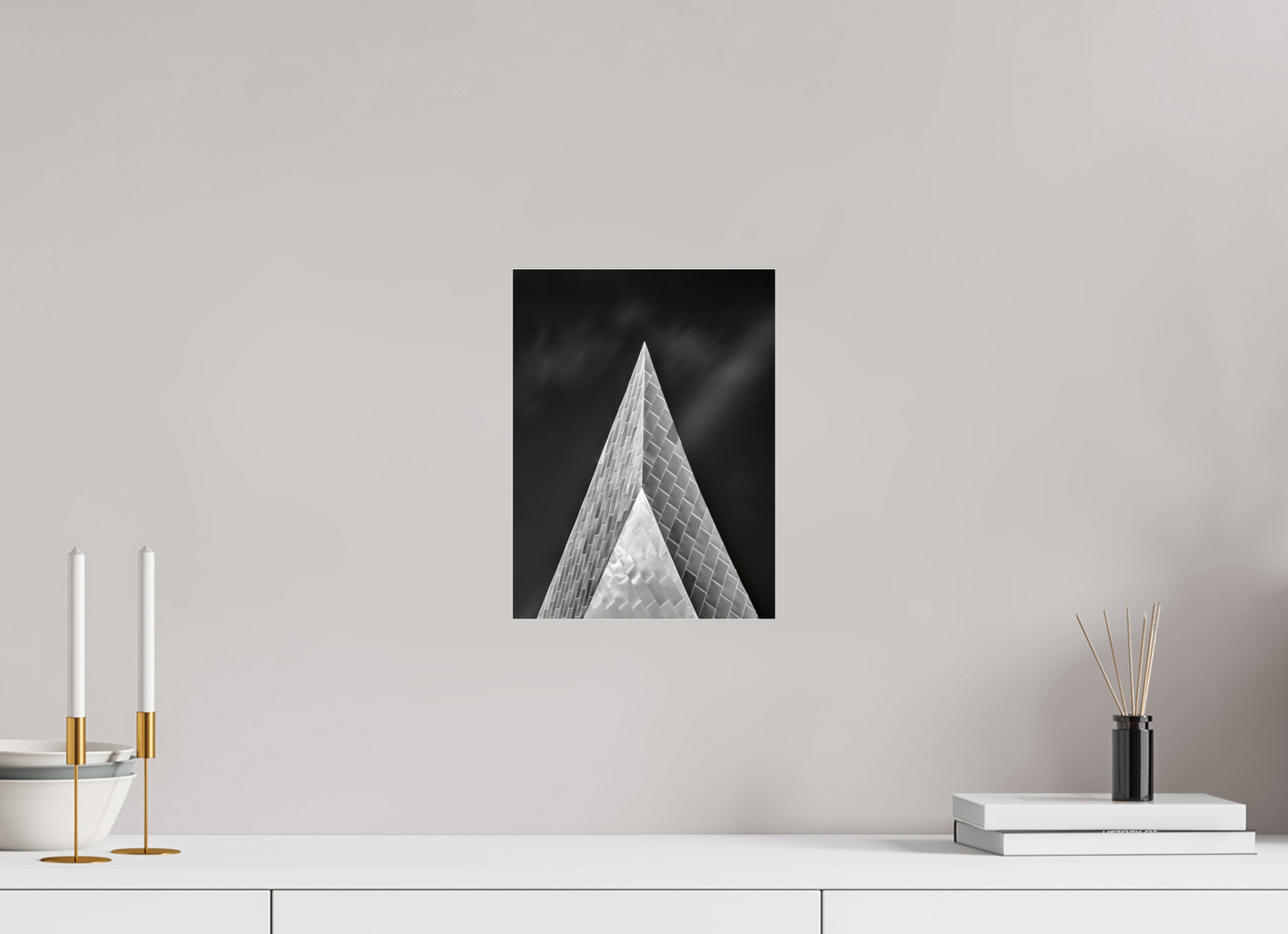 9 x 12″, Photo Print Under Acrylic Glass Into the Black — Fine Art Architectural Photography