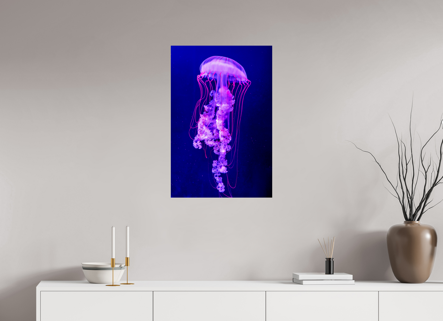 20 x 30″, Photo Print On Fuji Crystal DP II Electric Dreams – Fine Art Jellyfish Photography Print