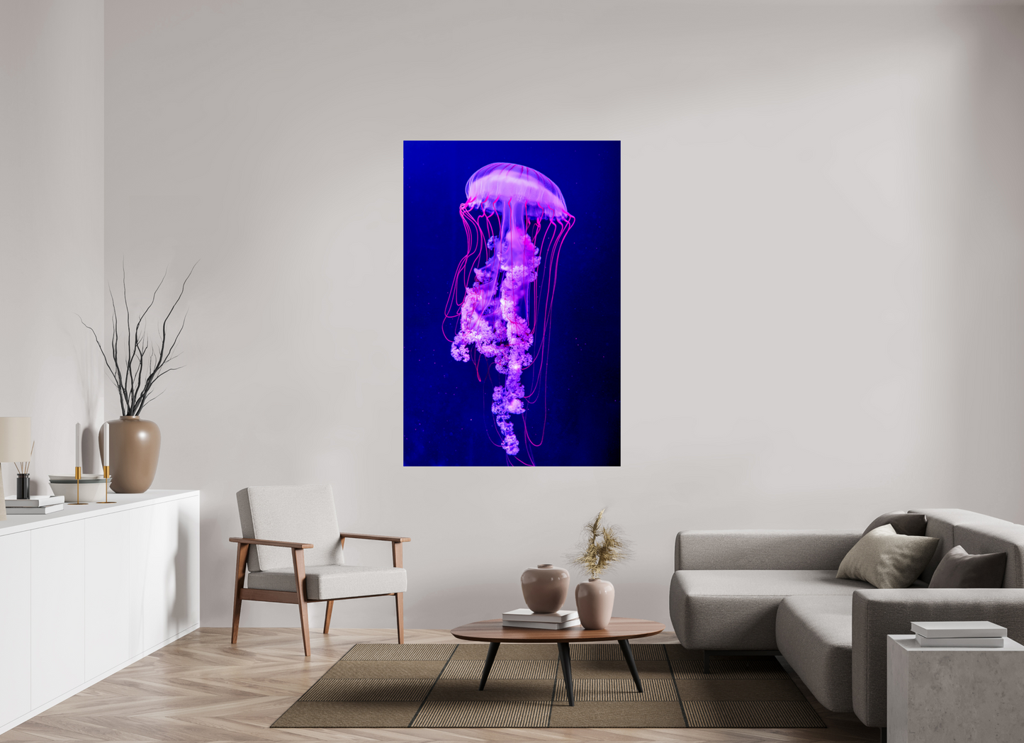 44 x 66″, Photo Print On Fuji Crystal DP II Electric Dreams – Fine Art Jellyfish Photography Print