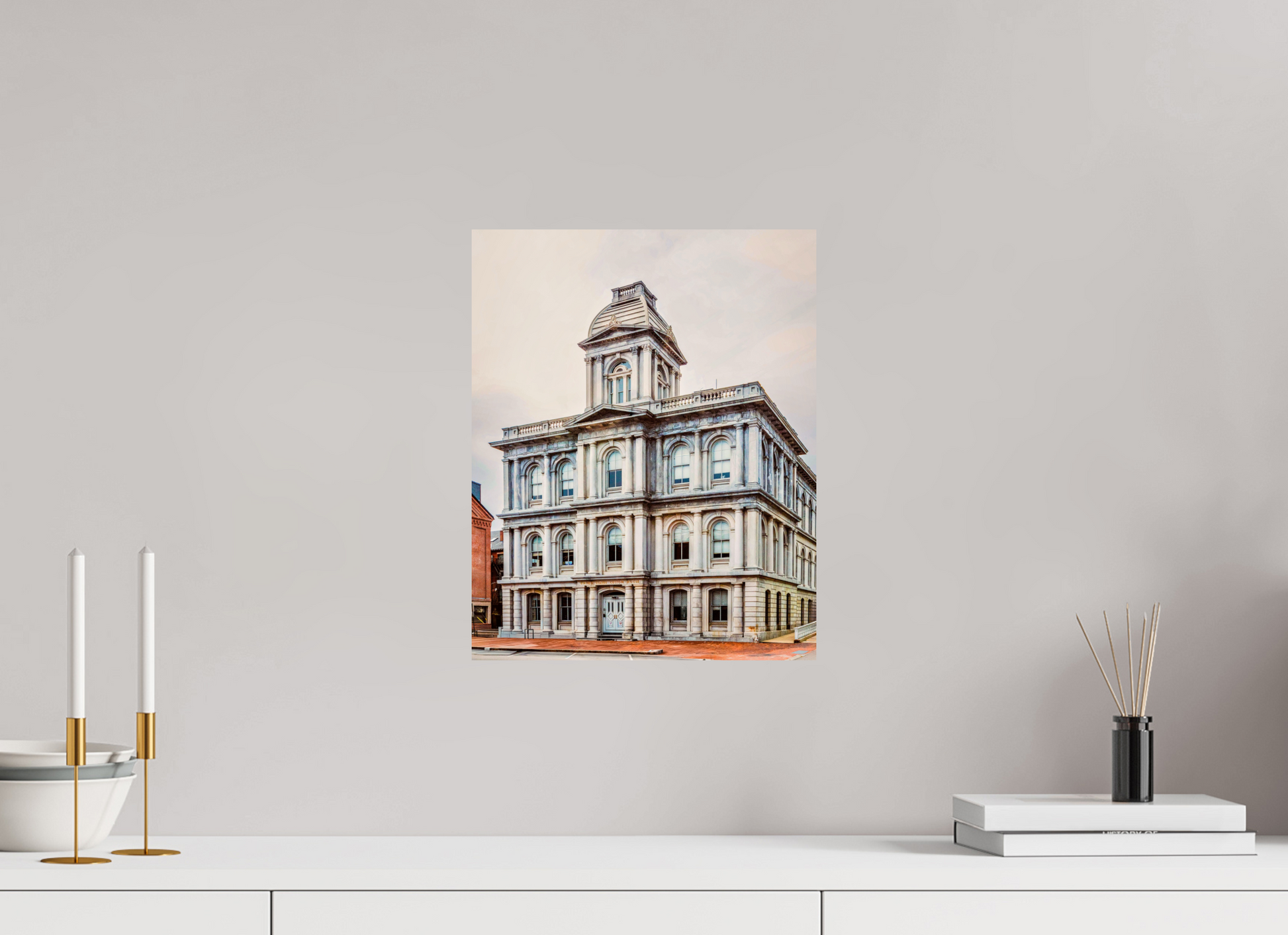 12 x 15″, Photo Print On Fuji Crystal DP II Maine - Old Building