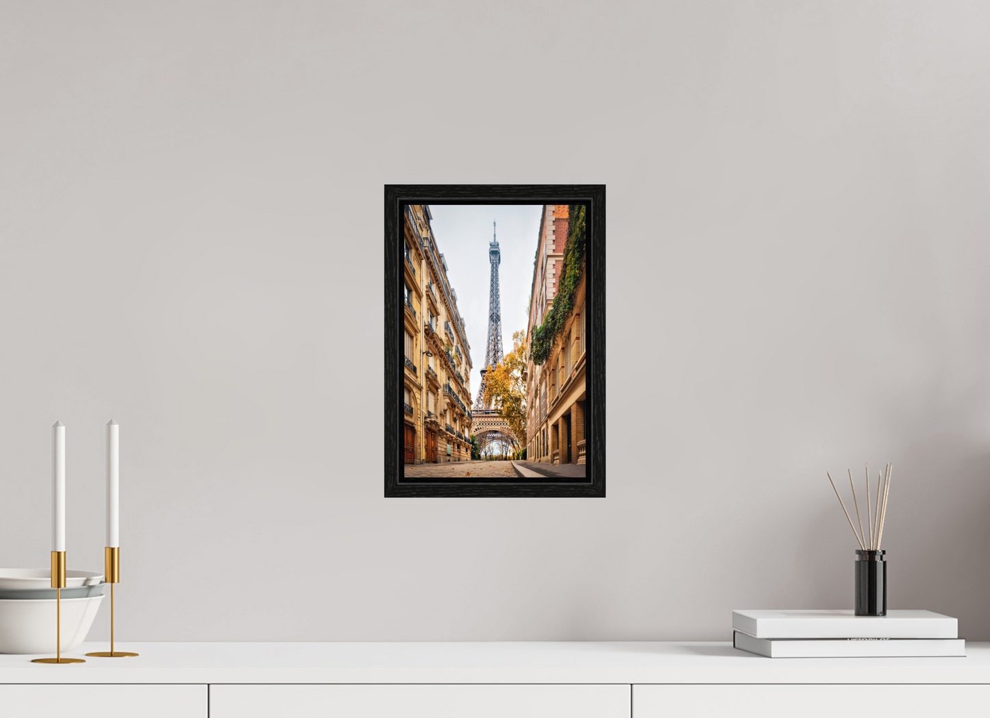 8 x 12″, Floater Frame Paris - Autumn in Paris