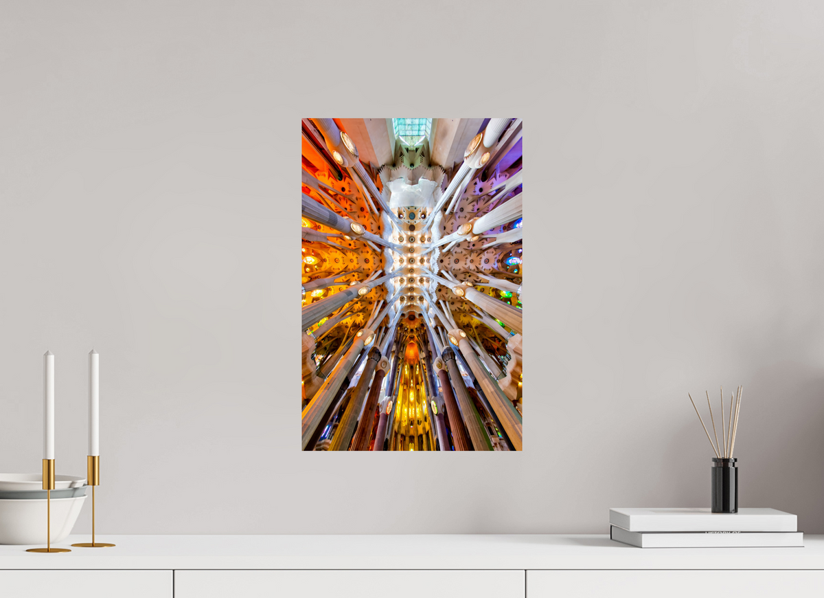 12 x 18.1″, Photo Print On Fuji Crystal DP II Gaudí’s Celestial Geometry — Sagrada Família, Barcelona
