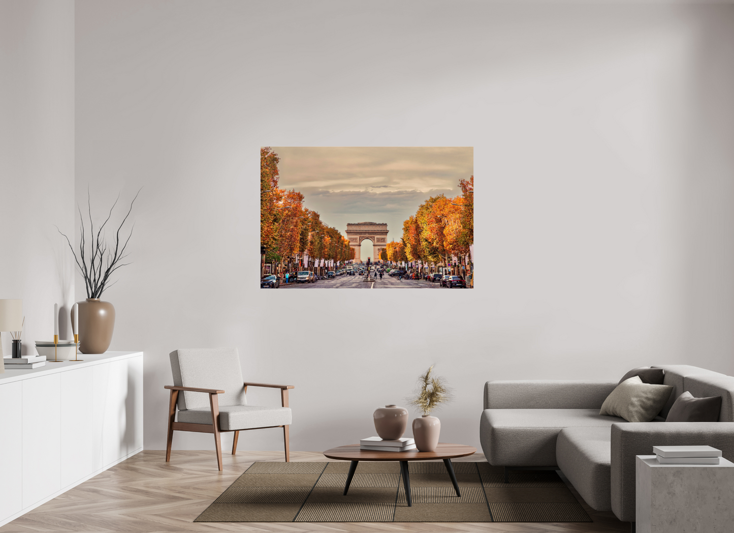 60 x 40″, Photo Print Under Acrylic Glass Paris - Autumn in Paris