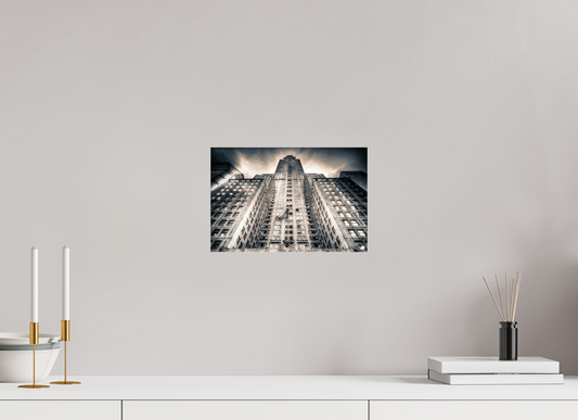 12 x 8″, Photo Print Under Acrylic Glass Gotham Ascension — Chrysler Building, New York