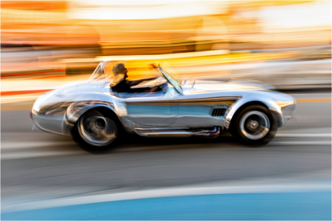 Main image Cobra in Motion — Fine Art Automotive Photograph