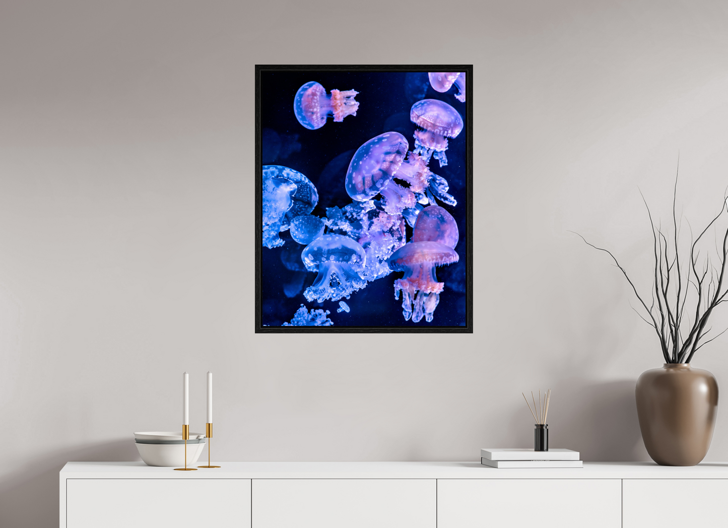 24 x 30″, Floater Frame Celestial Drift