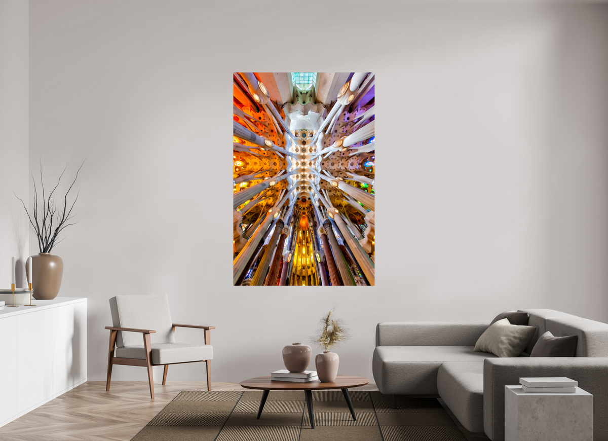 47 x 71″, Photo Print On Fuji Crystal DP II Gaudí’s Celestial Geometry — Sagrada Família, Barcelona