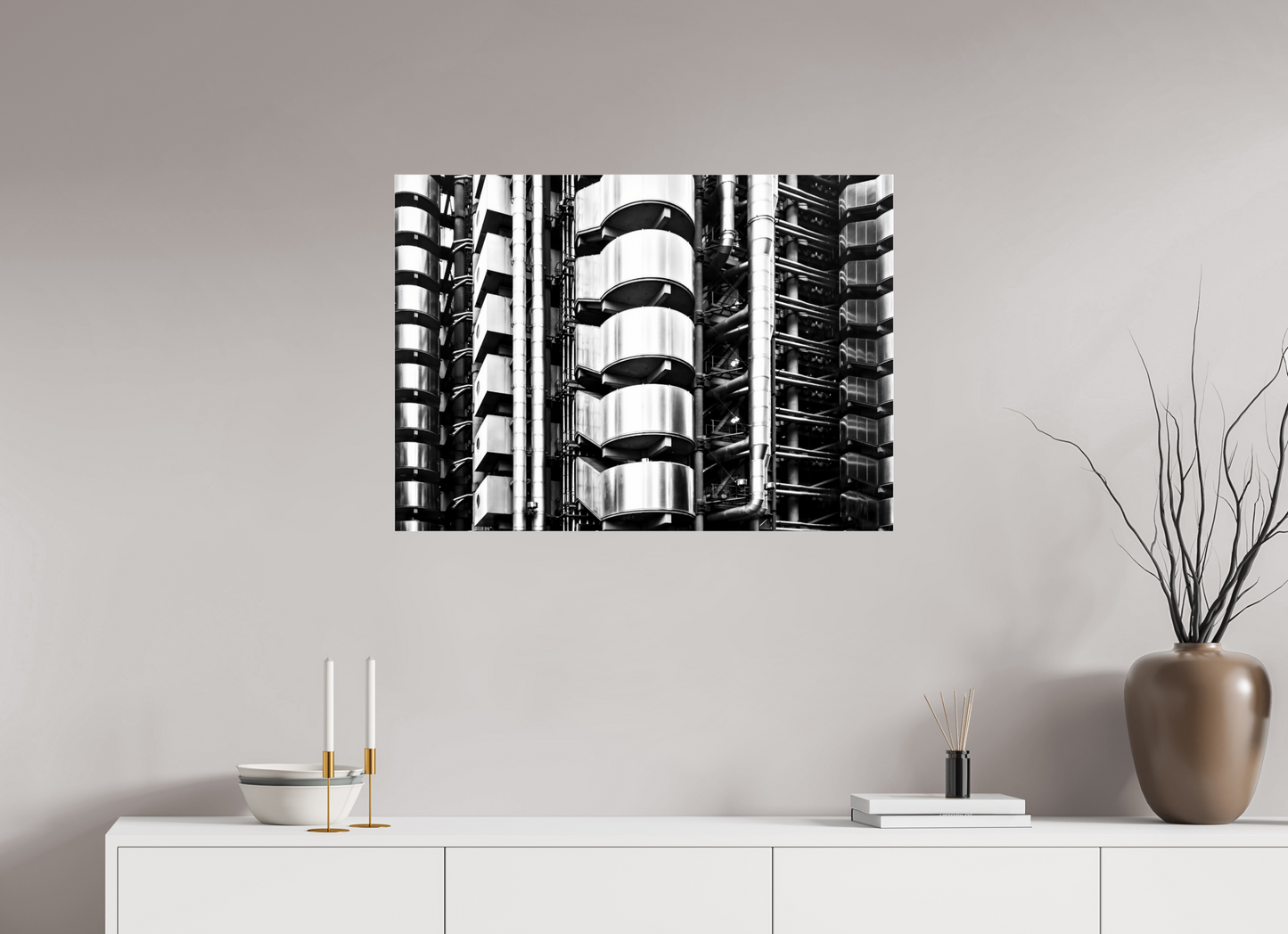 33.6 x 24″, Photo Print Under Acrylic Glass Autonomous Structure