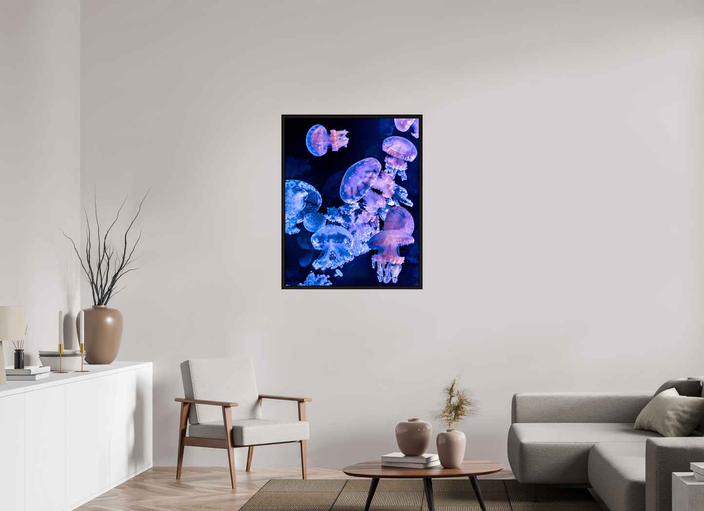 31 x 38.7″, Floater Frame Celestial Drift